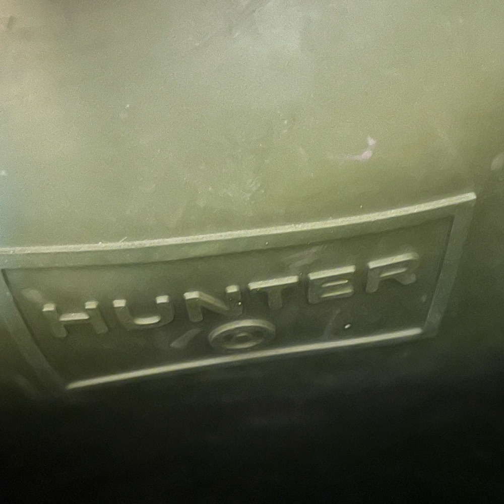 Hunter Green Rubber Tote Bag - Picture 5 of 7